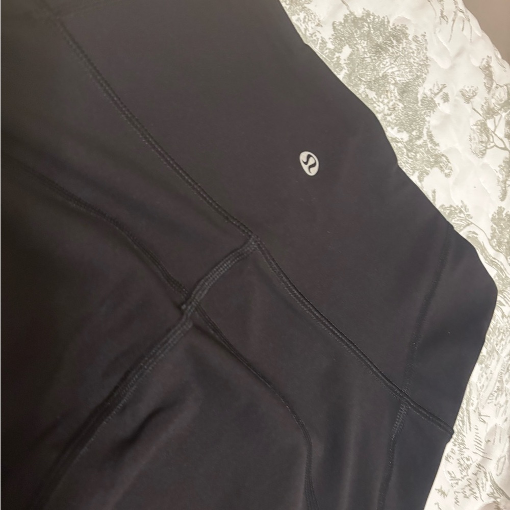 Lululemon sz 8 Black Mesh Leggings tights running yoga gym pilates crossfit - Picture 6 of 14